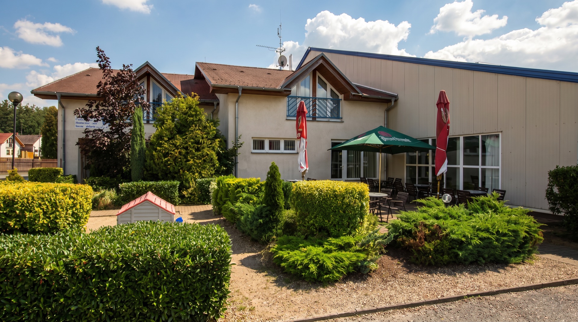 Penzion Sport Poděbrady — zahrada